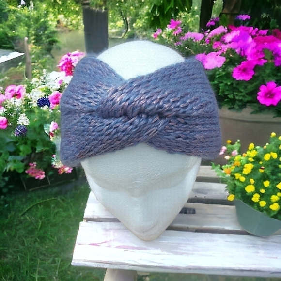 Handcrafted Twist Headband Youth/ Small Adult - Picture 2 of 6
